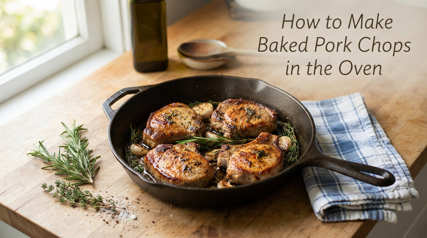 How to Make Baked Pork Chops in the Oven