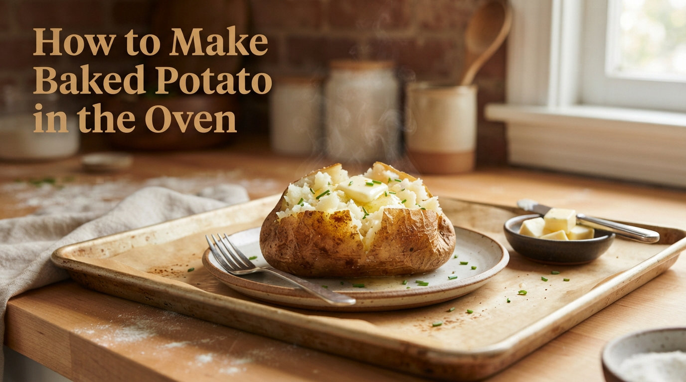 How to Make Baked Potato in the Oven