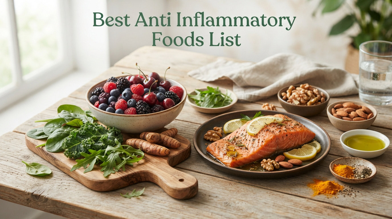 Best Anti Inflammatory Foods List
