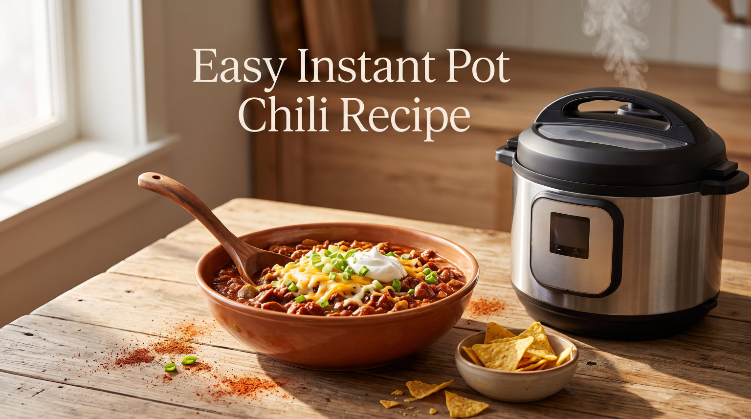 Easy Instant Pot Chili Recipe