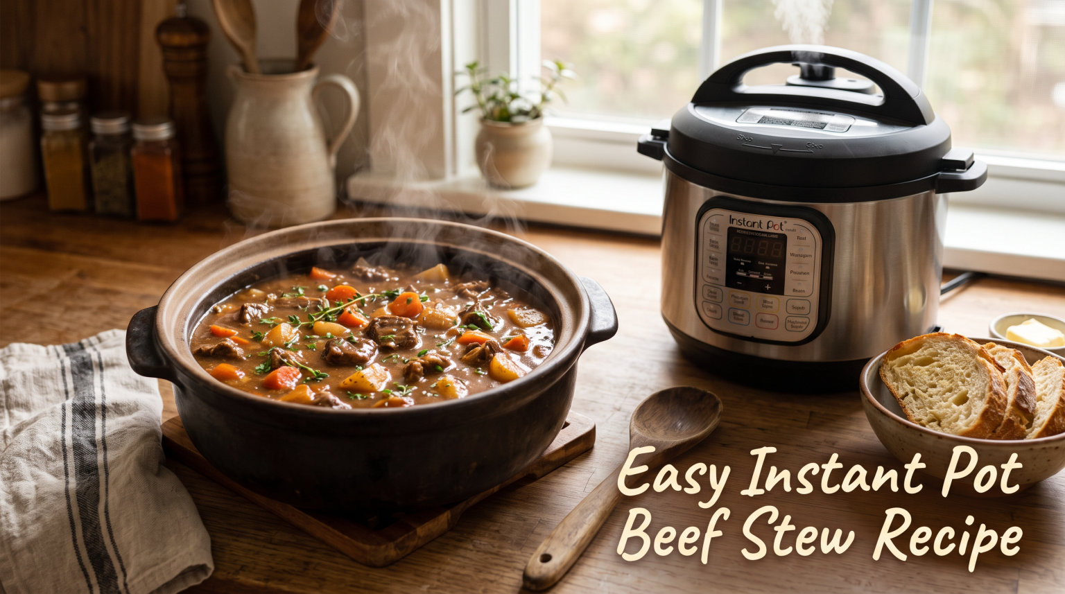 Easy Instant Pot Beef Stew Recipe