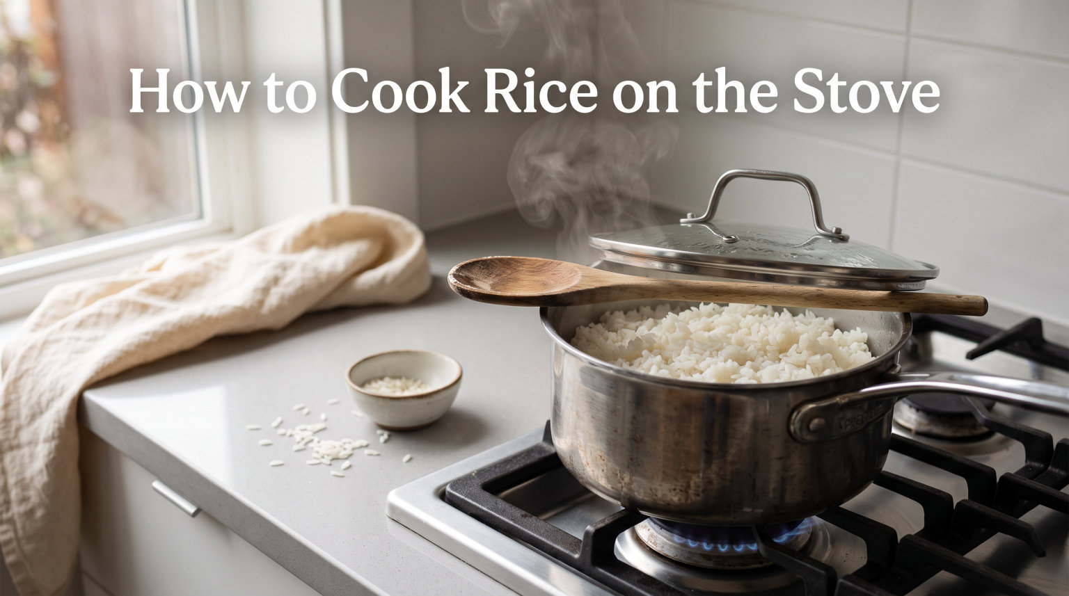 How to Cook Rice on the Stove