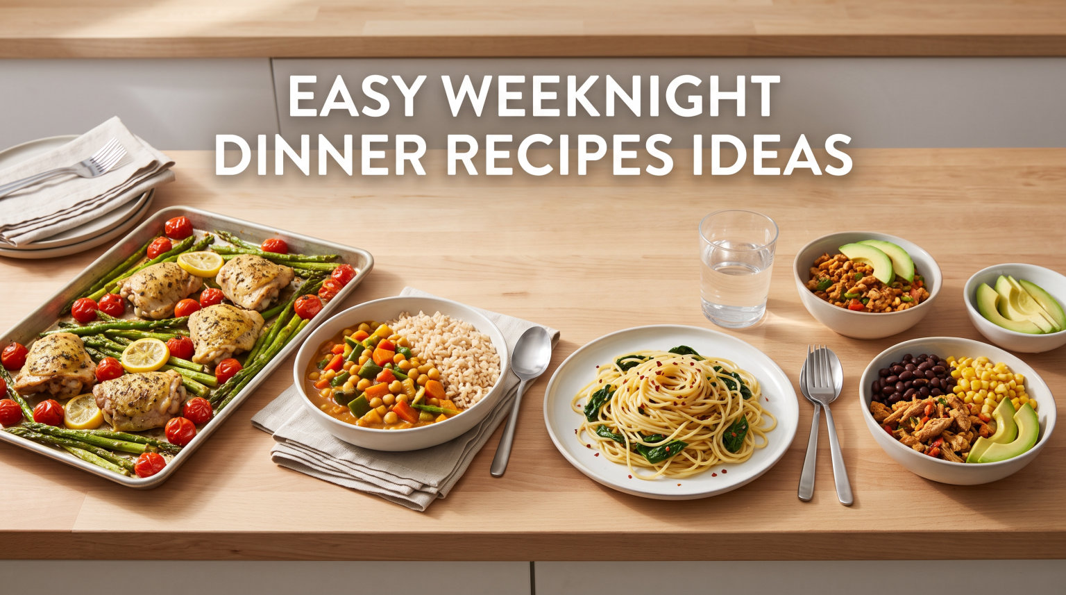 Easy Weeknight Dinner Recipes Ideas