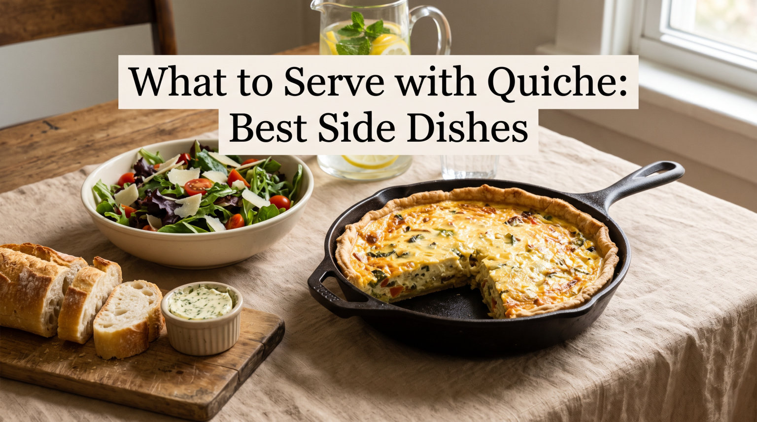 What to Serve with Quiche: Best Side Dishes