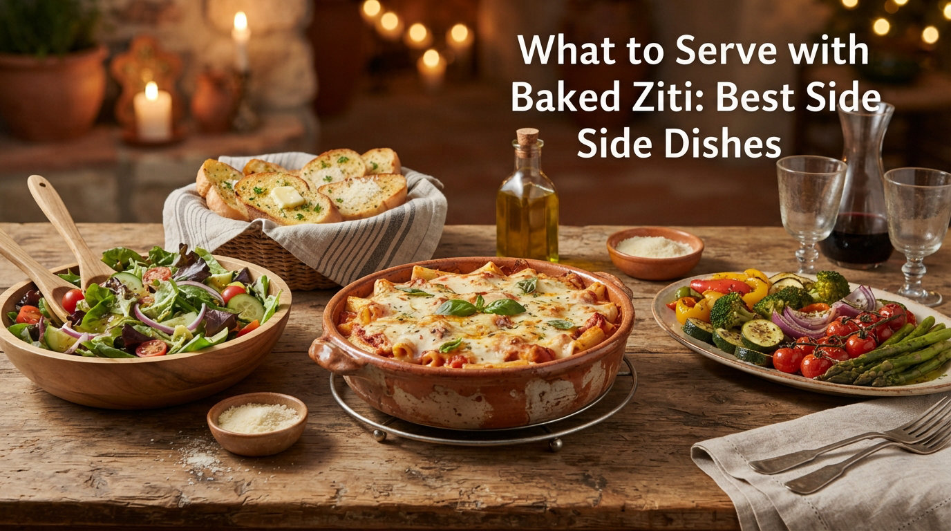 What to Serve with Baked Ziti: Best Side Dishes