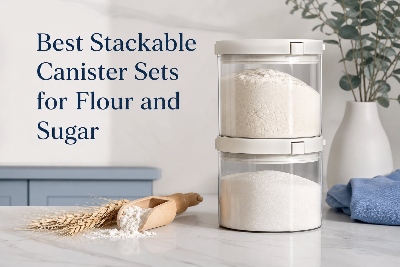 Best Stackable Canister Sets for Flour and Sugar