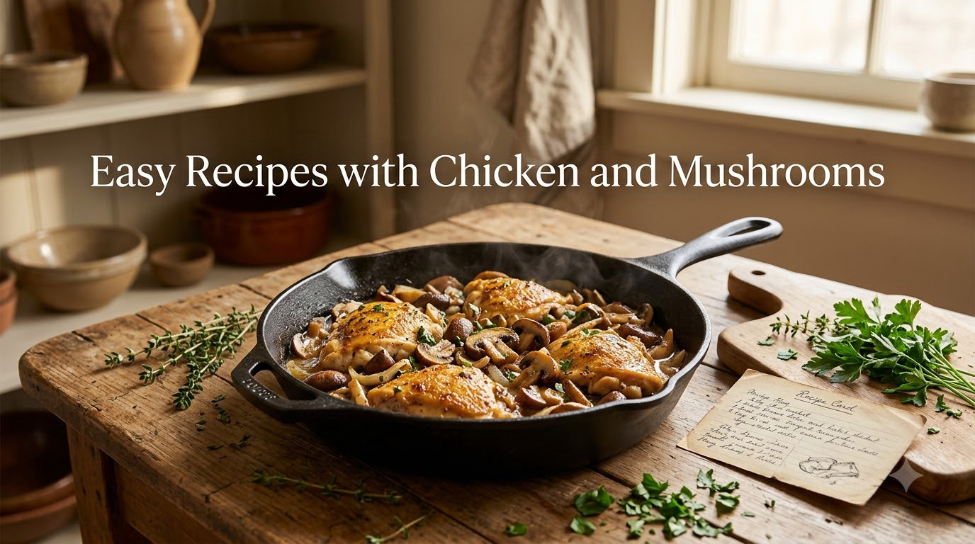 Easy Recipes with Chicken and Mushrooms