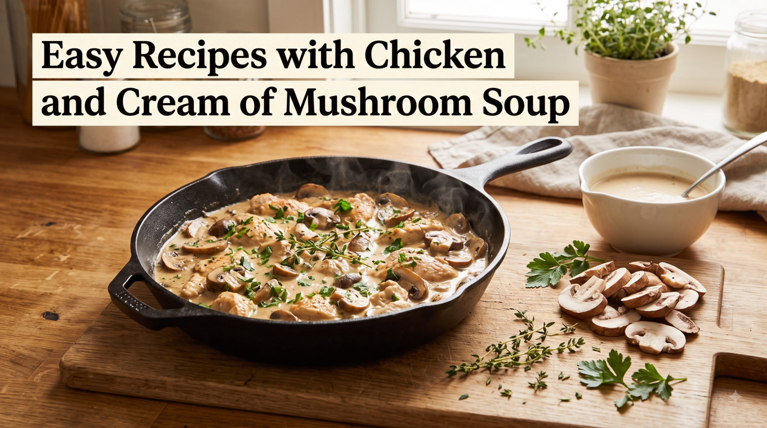 Easy Recipes with Chicken and Cream of Mushroom Soup