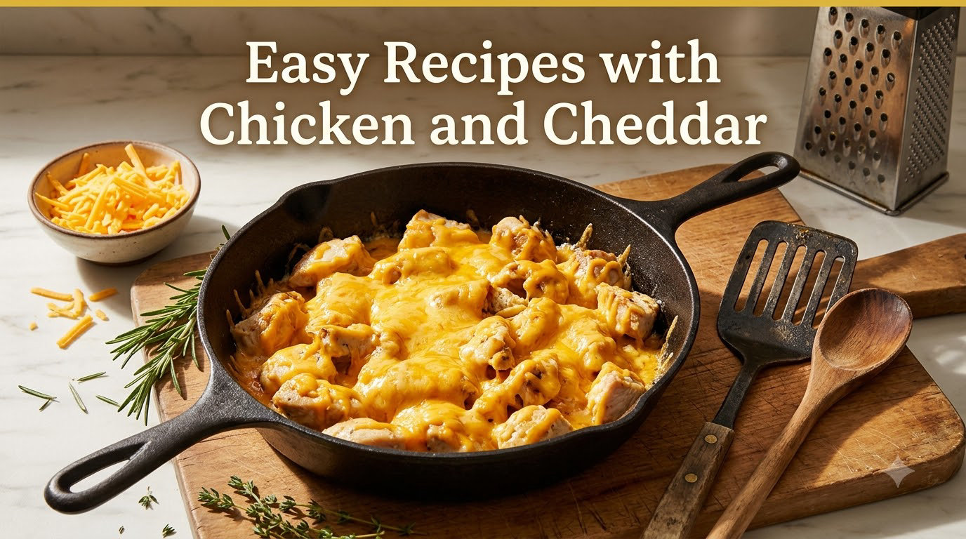 Easy Recipes with Chicken and Cheddar