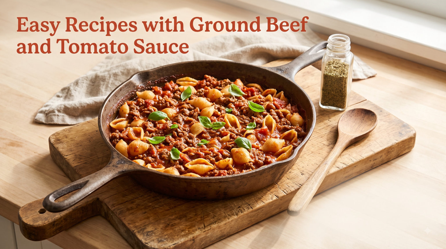 Easy Recipes with Ground Beef and Tomato Sauce