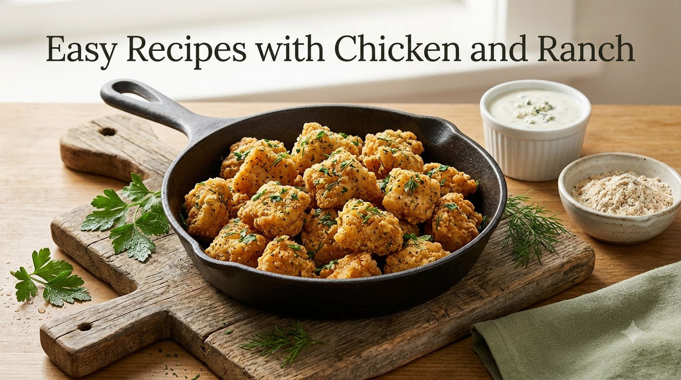 Easy Recipes with Chicken and Ranch