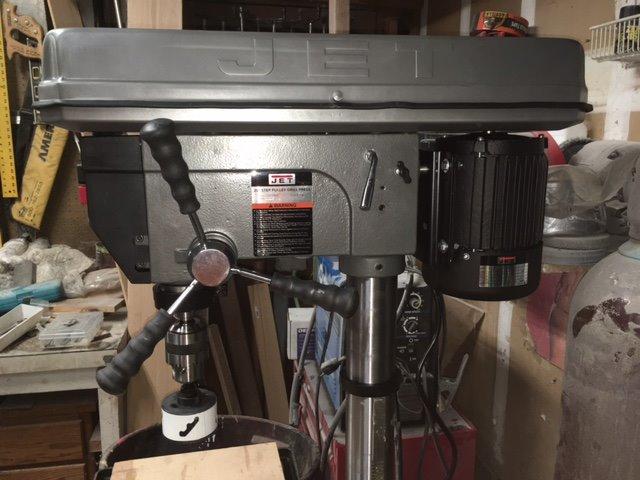 JET 20-Inch Floor Drill Press, 12 Speed, 1-1/2 HP, 115/230V 1Ph (JDP-20MF) customer photo 1