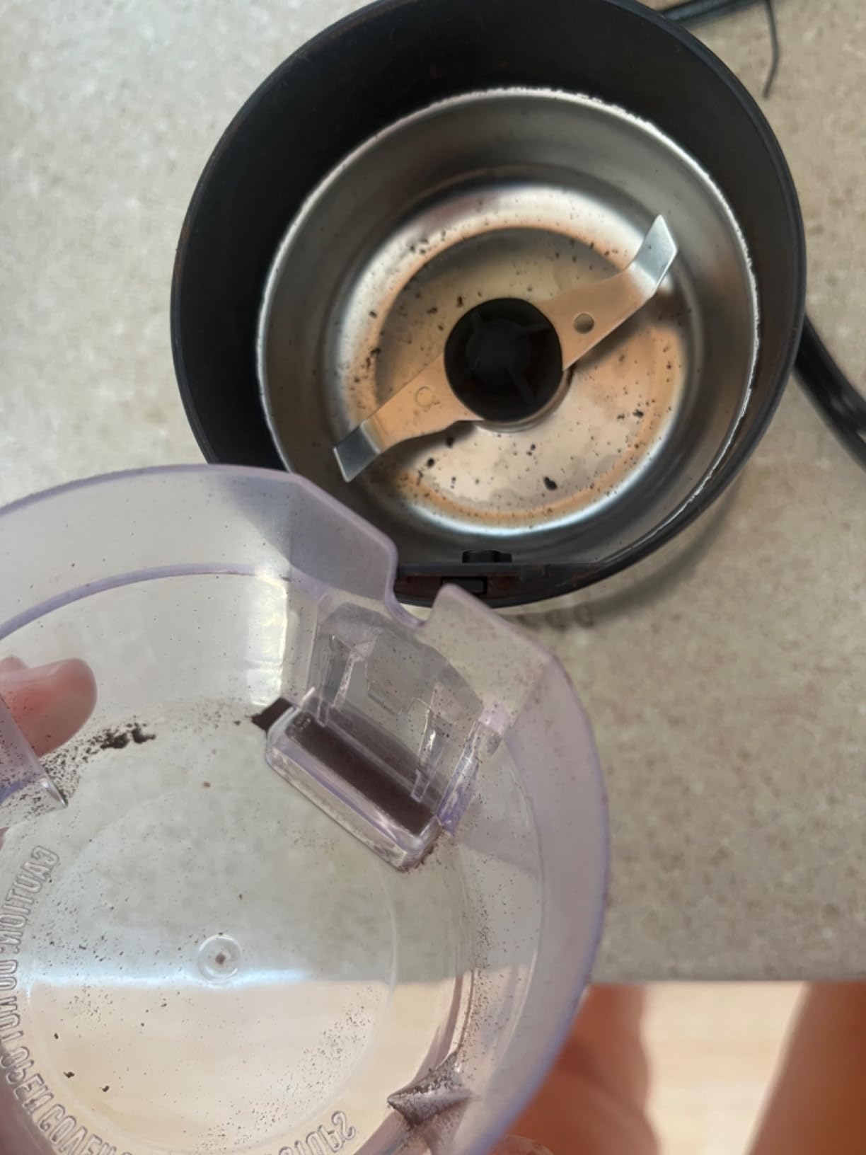 Mr. Coffee Electric Coffee Grinder | Coffee Bean Grinder | Spice Grinder, Black customer photo 1