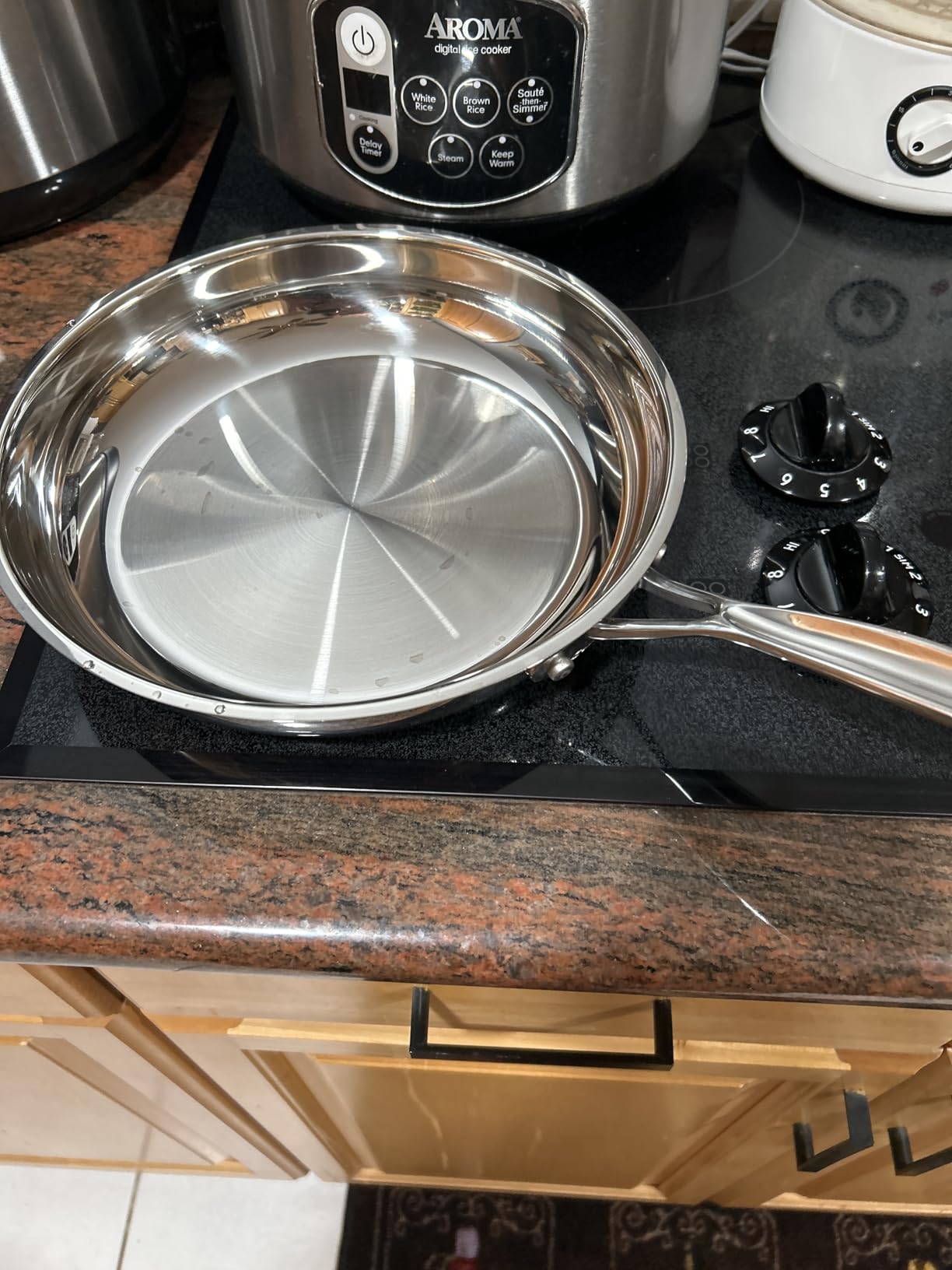 Cuisinart 10-Inch Open Skillet, Stainless Steel, Induction Compatible customer photo 1