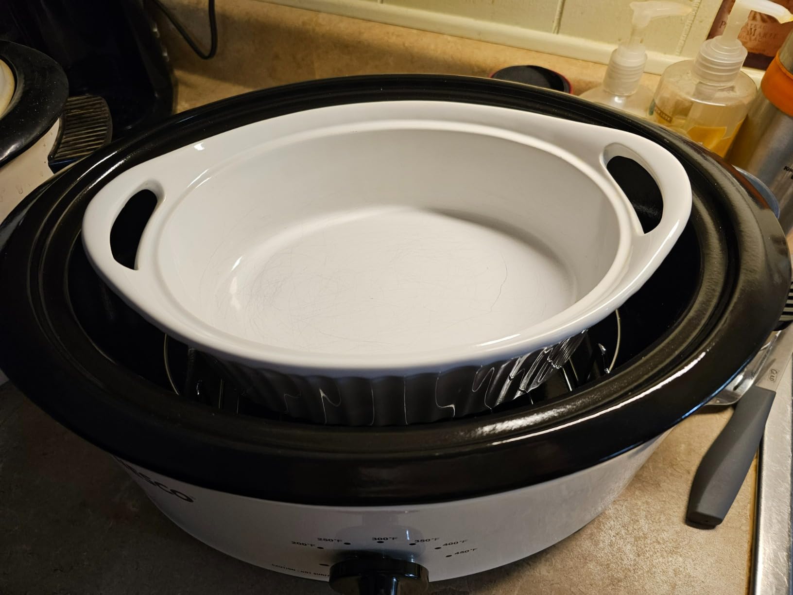 4816-14 Electric Roaster Oven for Everyday Home Cooking, White 6-Quart Countertop Roaster with Porcelain Coated Steel Cookwell customer photo 2