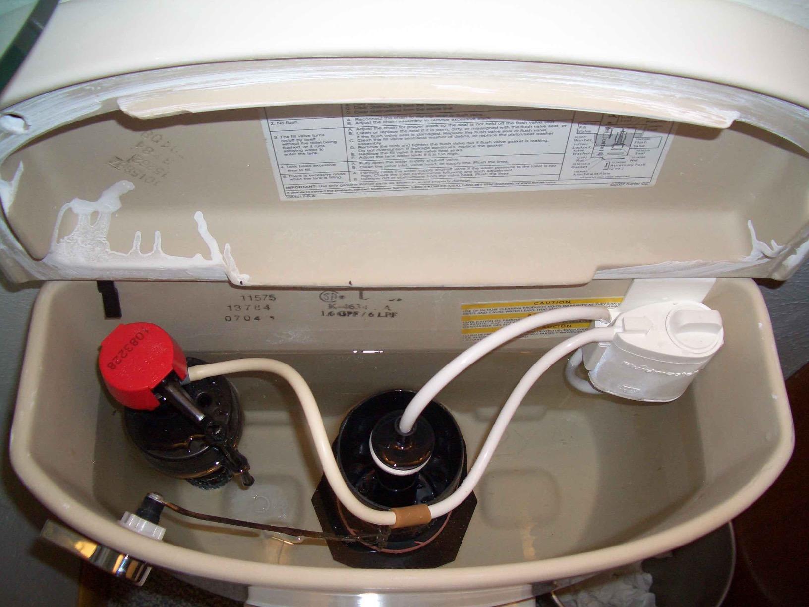 Fluidmaster Flush 'n Sparkle Automatic Toilet Bowl Cleaning System | Cleans with every flush, Includes bleach cartridge, Up to 3 months of hands-free cleaning, Installs in minutes customer photo 2