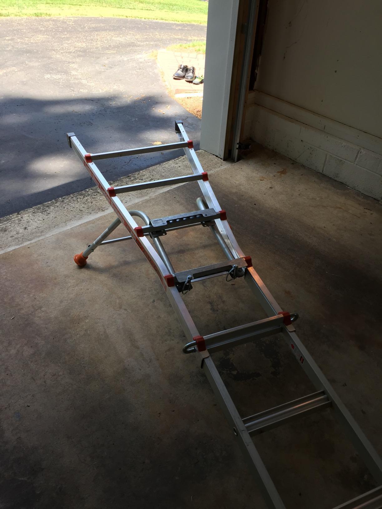 Ladder Stabilizer, American Made Heavy Duty Standoff Fits Most Ladders, Secure Roof and Wall Extension Accessory, Gutter Protection Tool customer photo 1