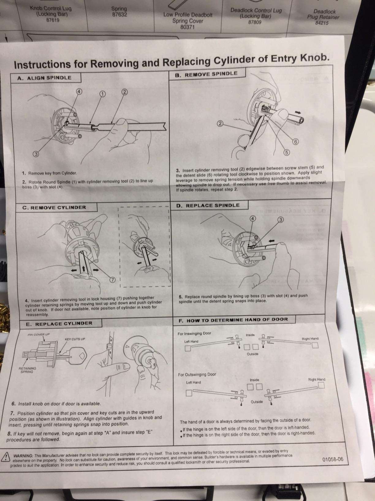 Kwikset 272 Keying Kit customer photo 1