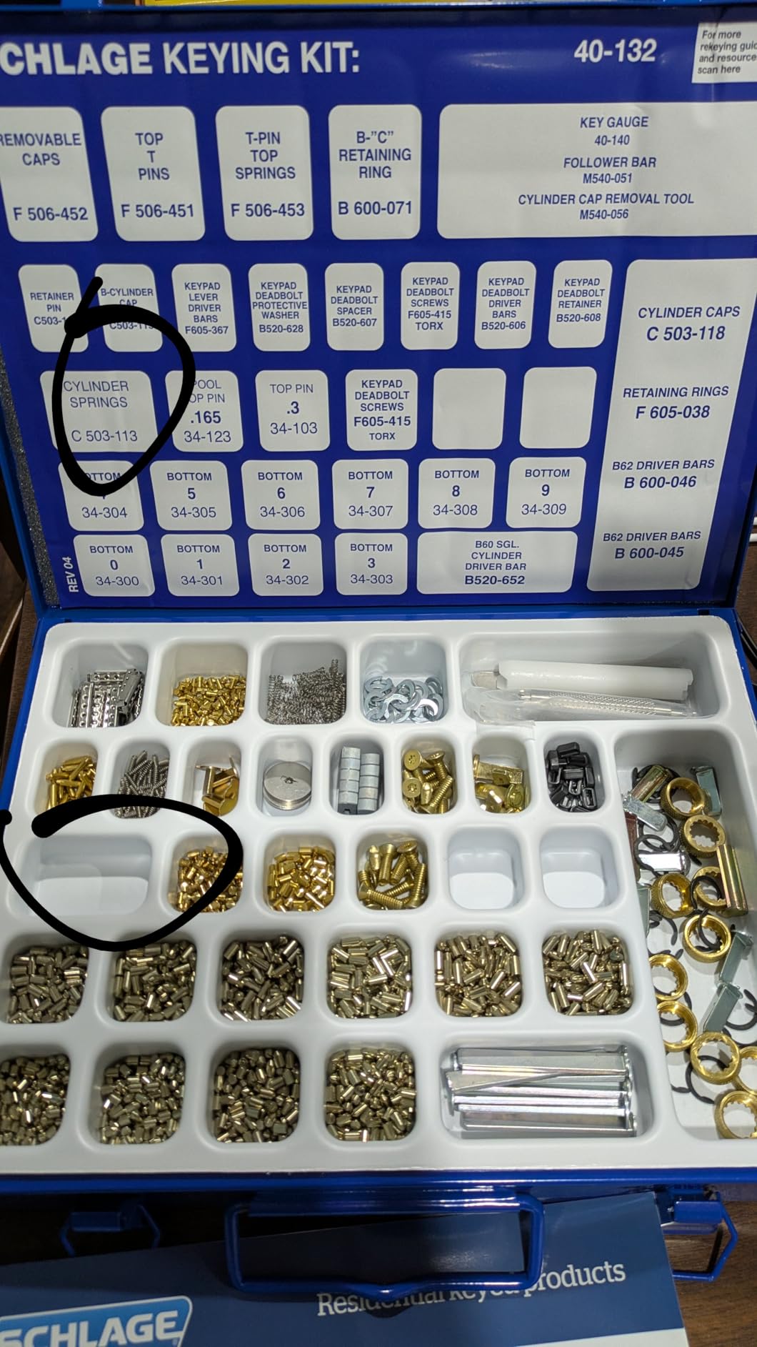 Schlage, Color 40-132 Retail Keying Kit with Seal-Tight Metal Box customer photo 2