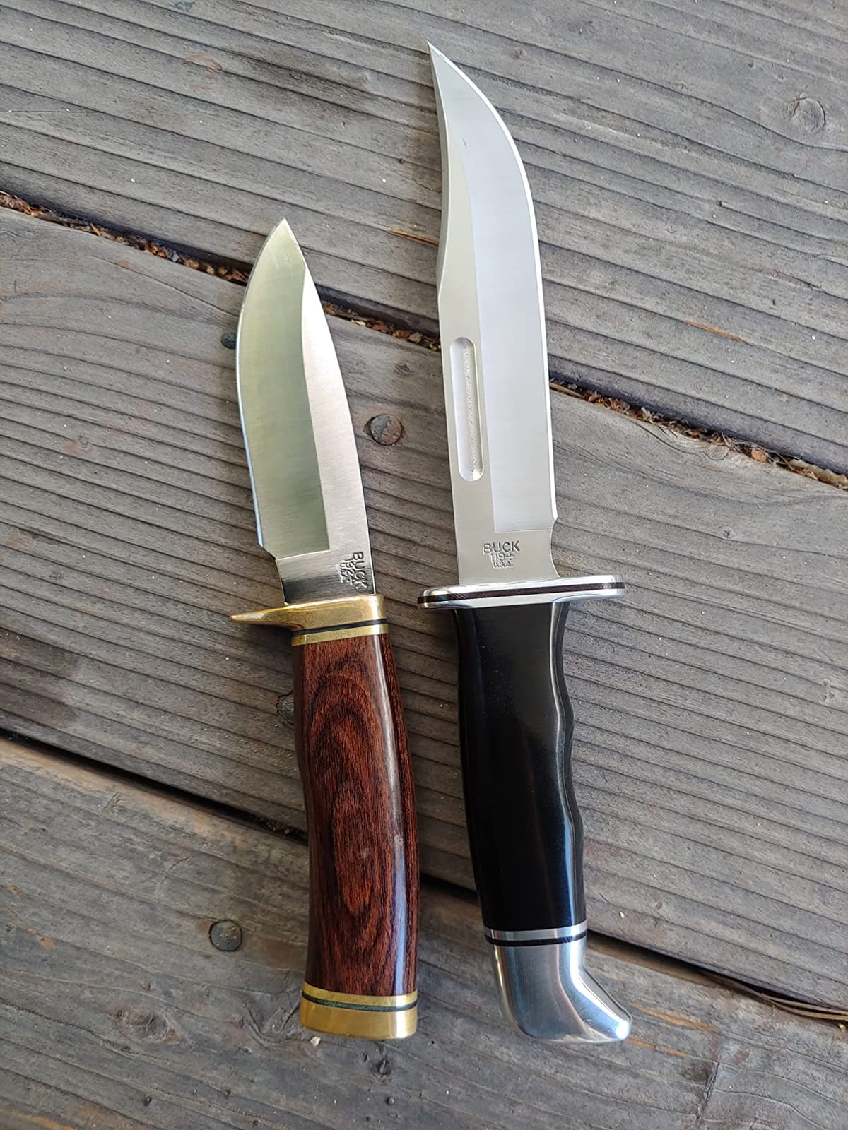 Buck Knives 192 Vanguard Hunting Knife with Sheath, DymaLux Handle, 4-1/4