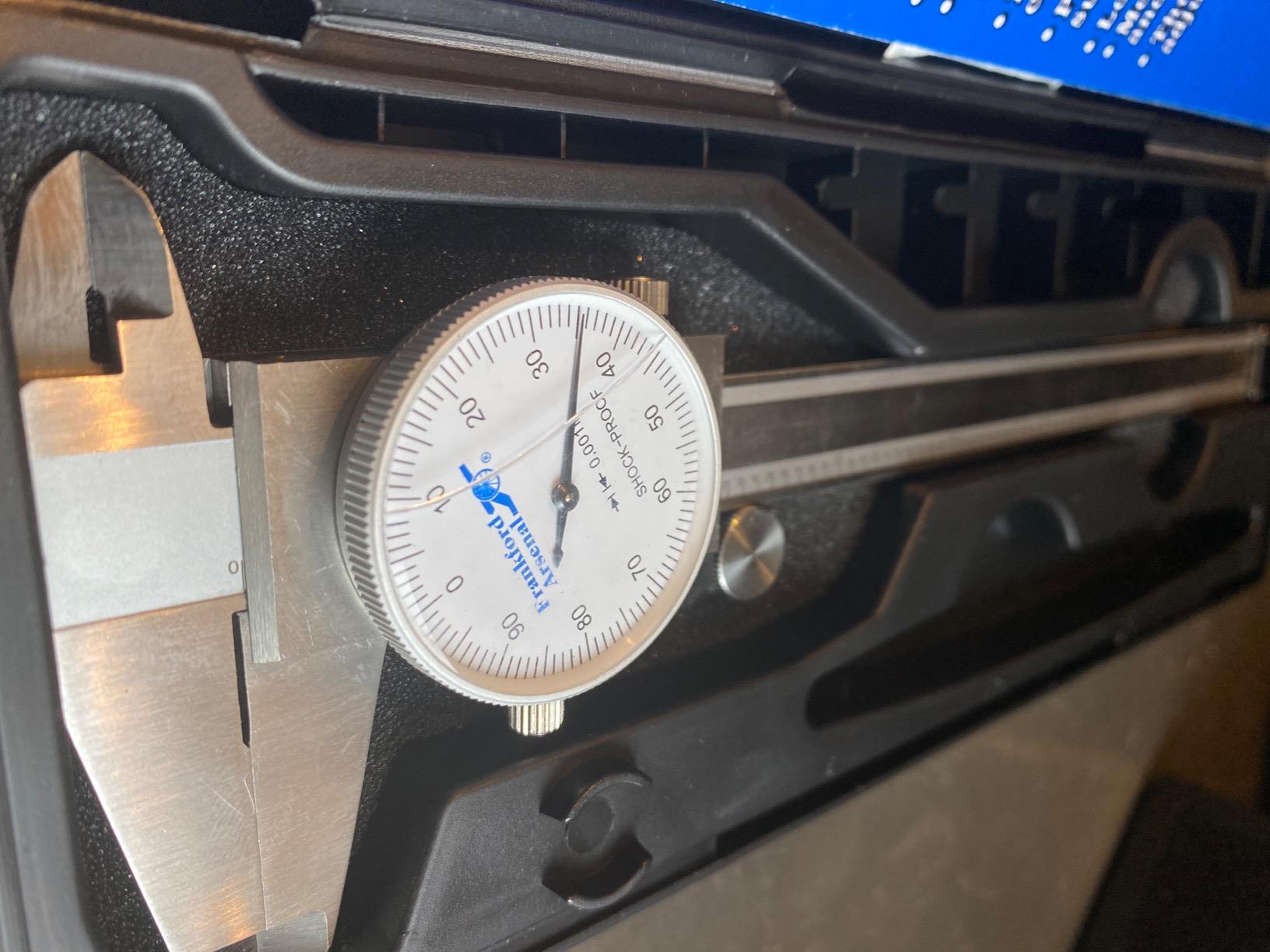 Frankford Arsenal Stainless Steel Dial Caliper with Case for Reloading customer photo 2