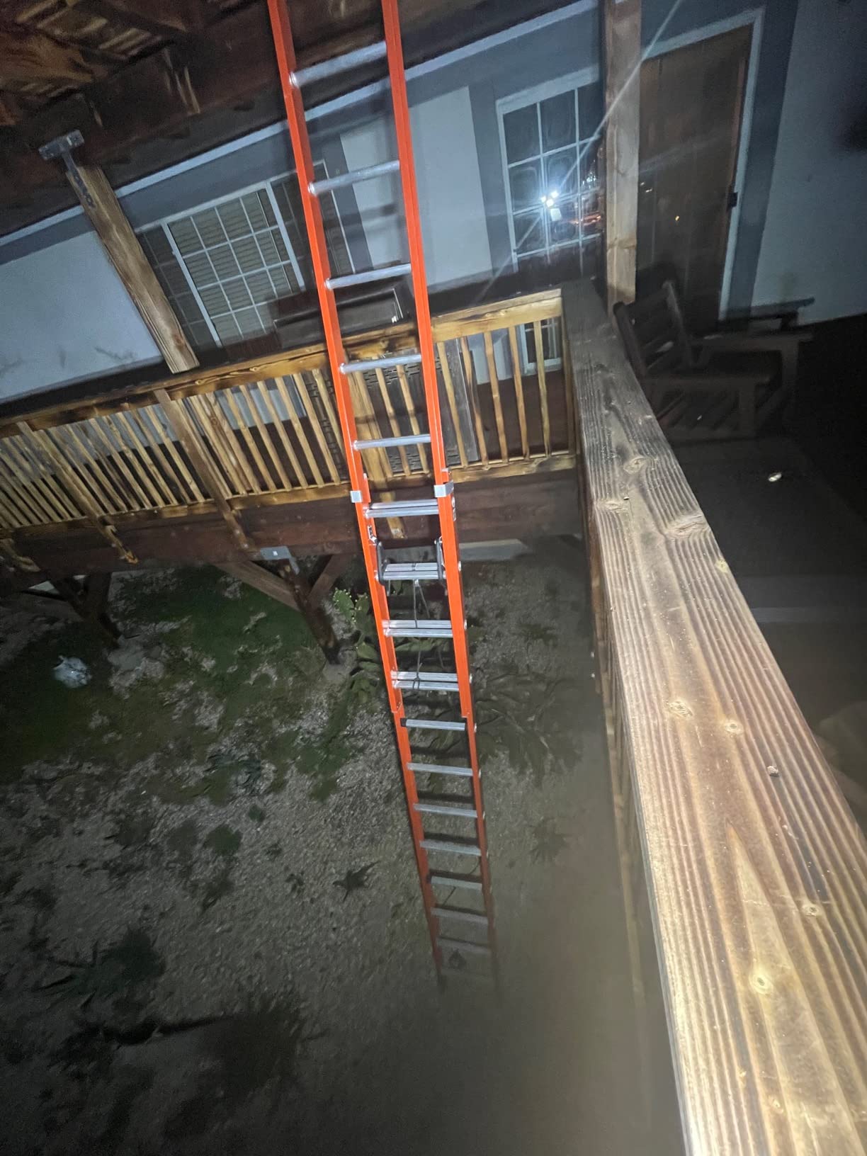 Louisville Ladder 40-foot Fiberglass Extension Ladder, 300-Pound Load Capacity, Type IA, FE3240 customer photo 1