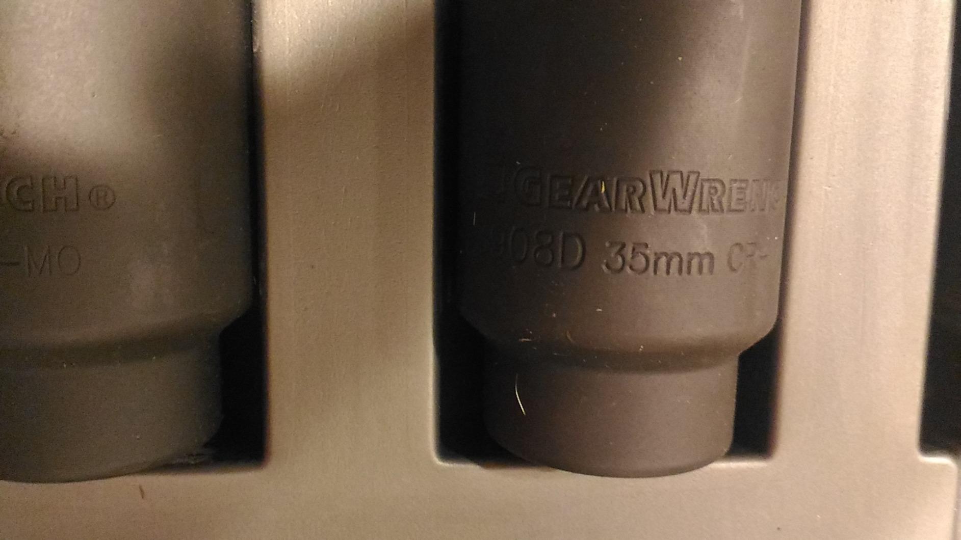 GEARWRENCH 7 Piece Axle Nut Set - 41650 customer photo 2