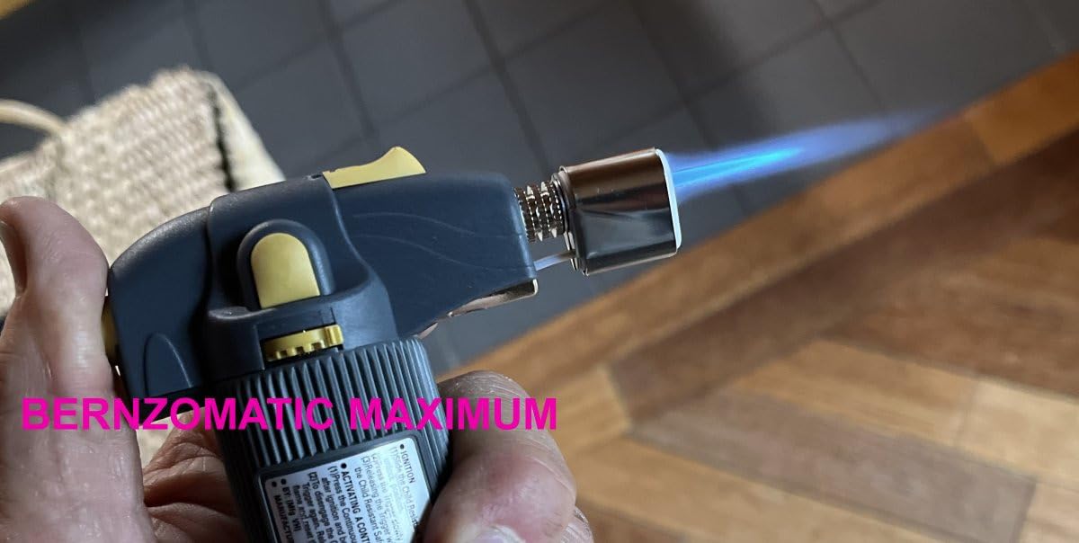 Bernz-O-Matic ST2200T Micro Flame Butane Torch Kit, Small, Black | Small Torch for Creme Brulee, Kitchen Cooking, Soldering & Jewelry Repair | Portable Mini Torch Lighter customer photo 1
