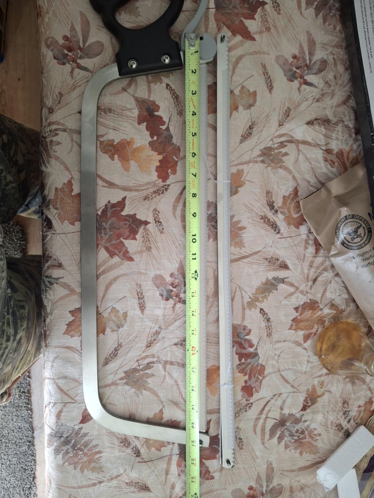 Weston Butcher Meat and Bone Saw with 22 Inch Stainless Steel Serrated Blade with Quick Release Handle (47-2201) customer photo 2