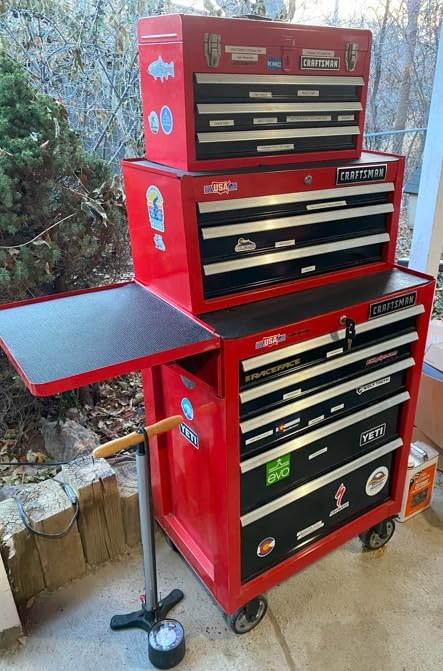 Craftsman 3-Drawer Metal Portable Chest Toolbox Red customer photo 2