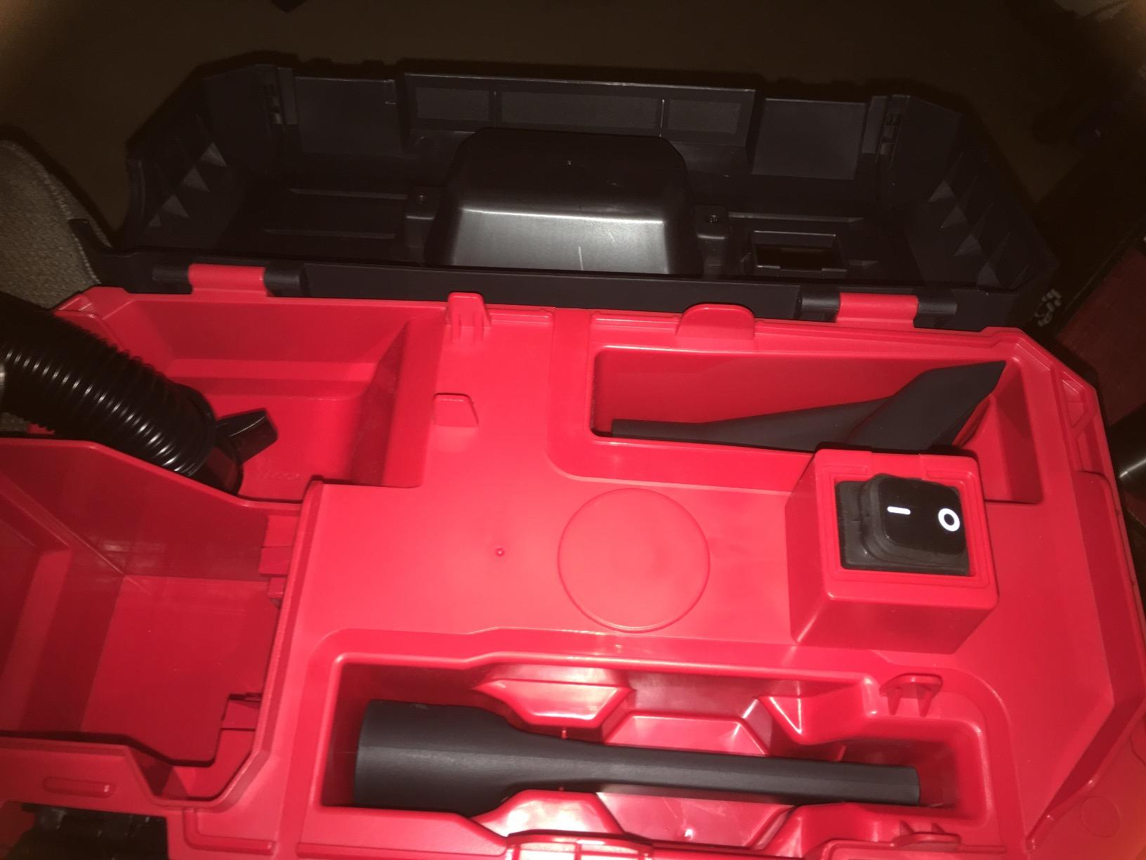 Milwaukee 0880-20 18-Volt Cordless Wet/Dry Vacuum, Red customer photo 2