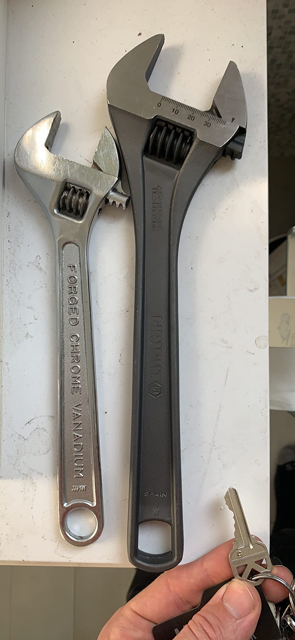 Adjustable Wrench Max Capacity 1 1/2