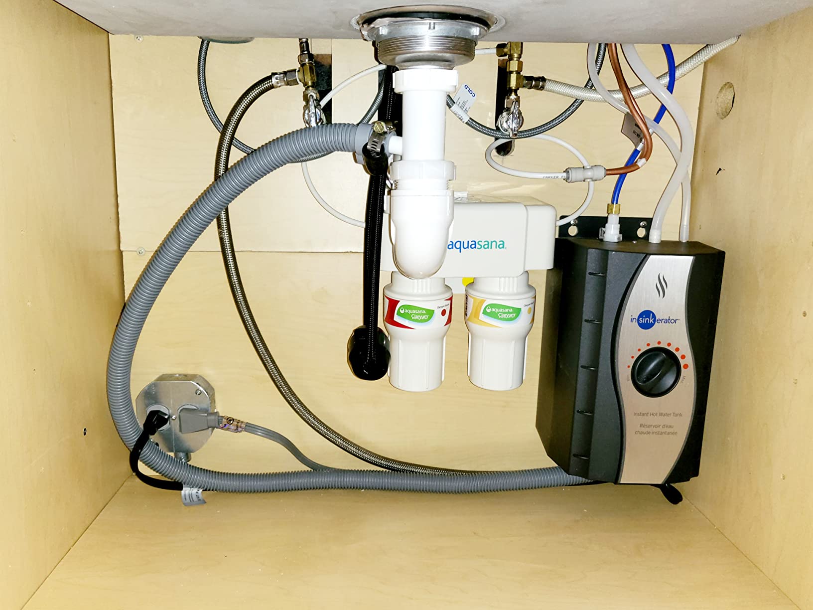 InSinkErator Wave Instant Hot and Cold Water Dispenser System, Faucet & Tank, Satin Nickel, HC-Wave-SN customer photo 2
