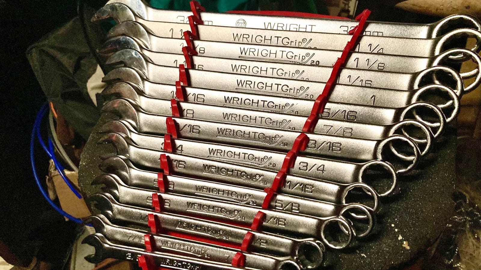 Wright Tool 758 Combination Wrench Set 12 Point Metric Satin Finish 18 Piece 7MM - 24MM Forged Steel USA Made Anti-Slip Hand Tool Wright Grip 2.0 customer photo 2