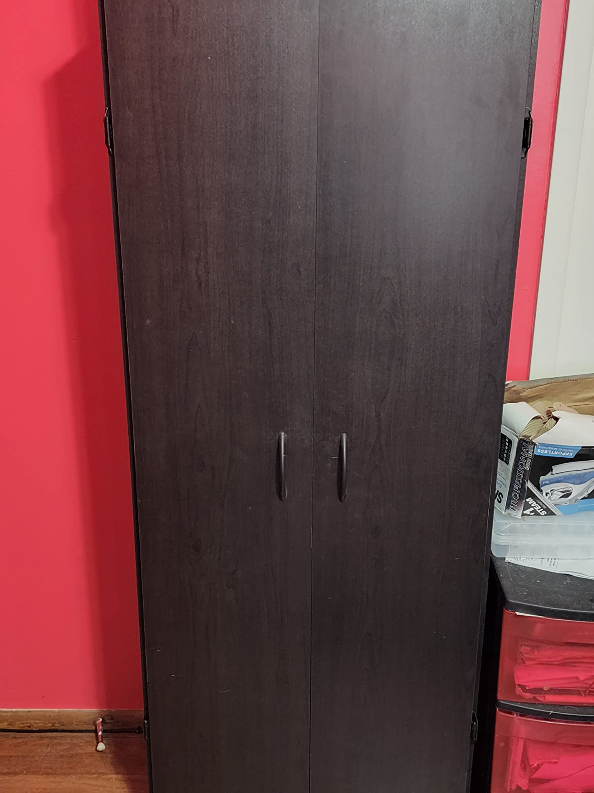 ClosetMaid Pantry Cabinet Cupboard with 2 Doors, Adjustable Shelves, Standing, Storage for Kitchen, Laundry or Utility Room, White customer photo 2