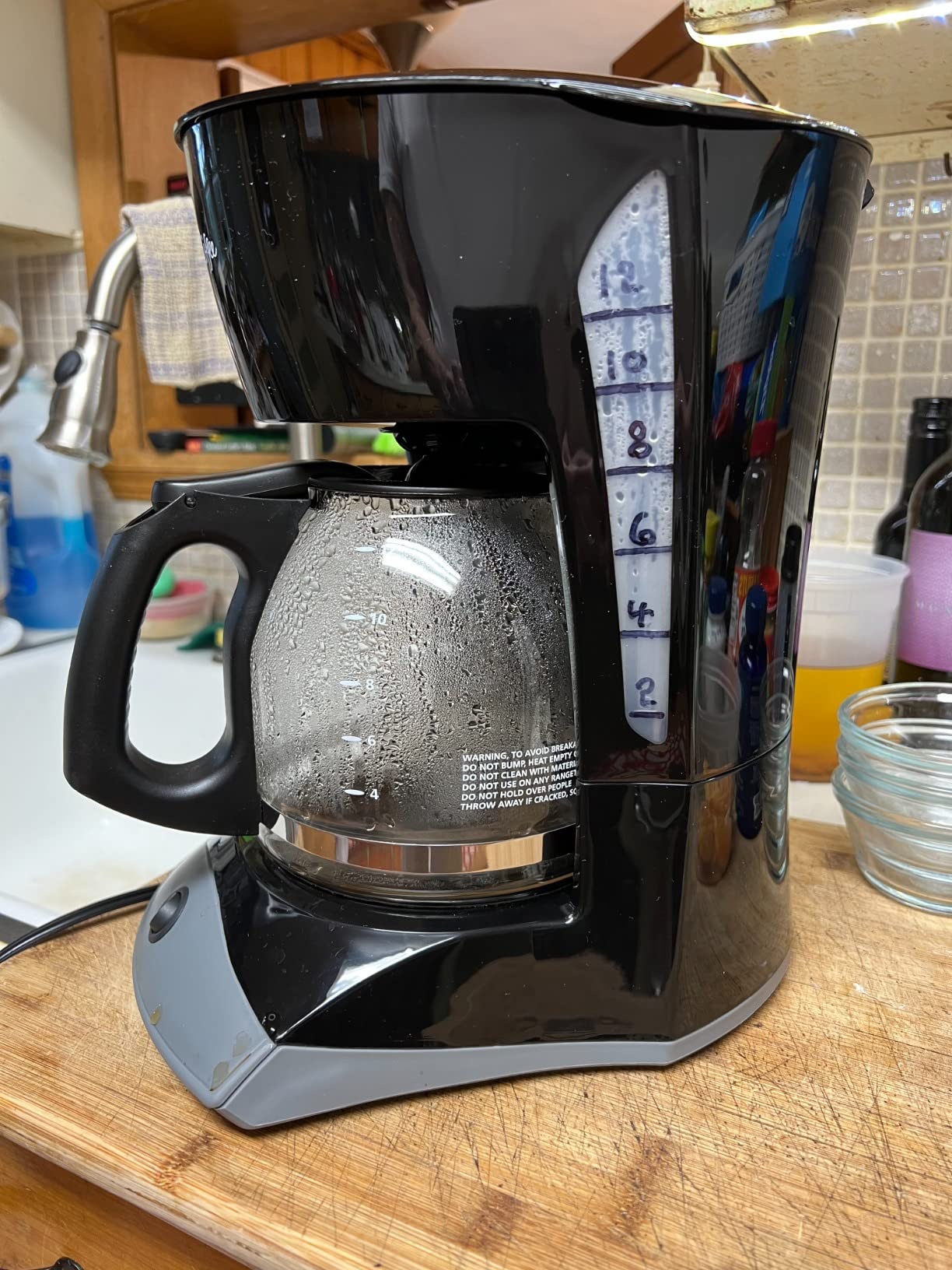 Mr. Coffee Black Coffee Maker, 12 Cups, with Auto Pause and Glass Carafe, Perfect for Home and Office Use customer photo 2