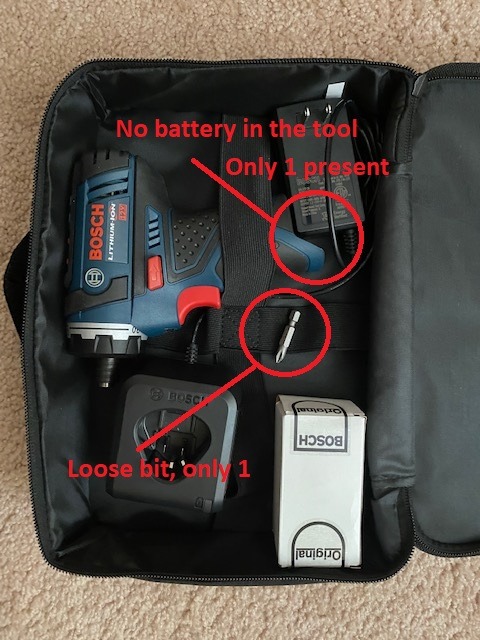 Bosch PS21-2A 12V Max Two-Speed Pocket Driver Kit with Batteries & Charger customer photo 1