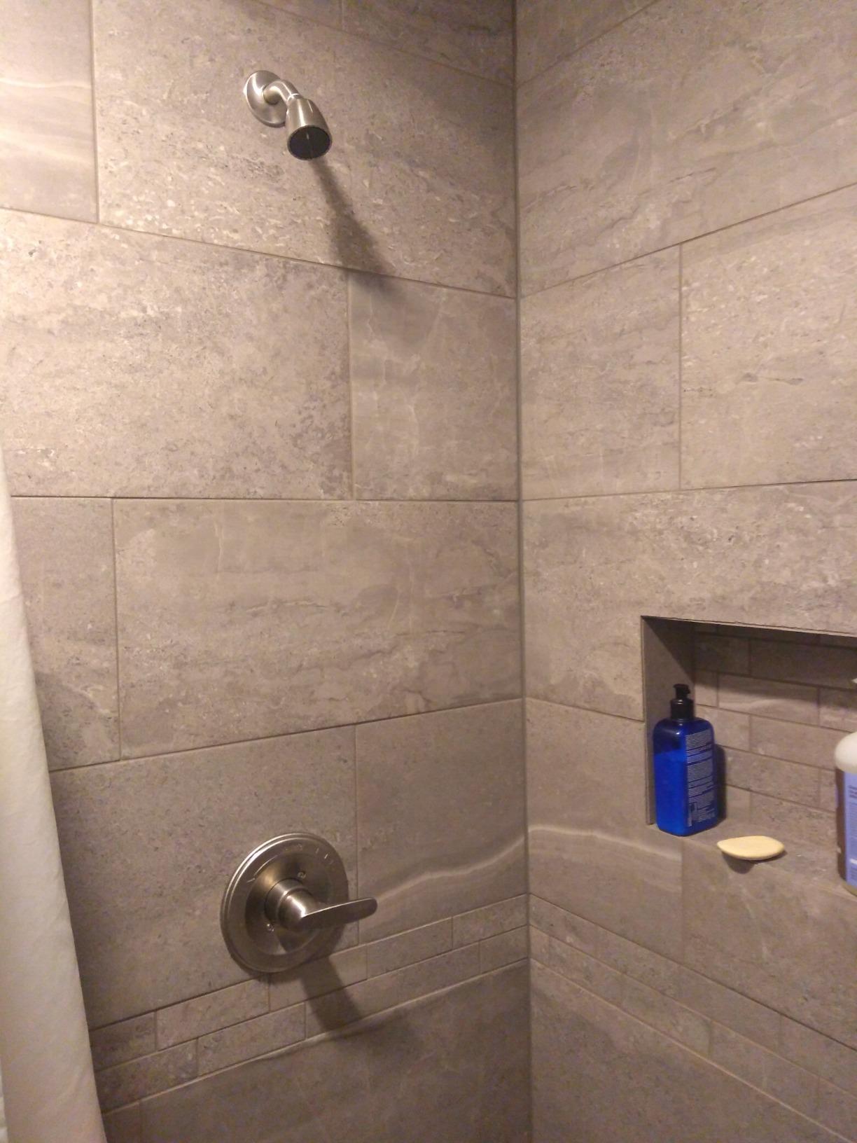 Delta Foundations 13 Series 2-Spray Shower Faucet Set, Brushed Nickel Shower Head and Handle Set, Valve Trim Kit, Stainless BT13210-SS (Valve Not Included) customer photo 1