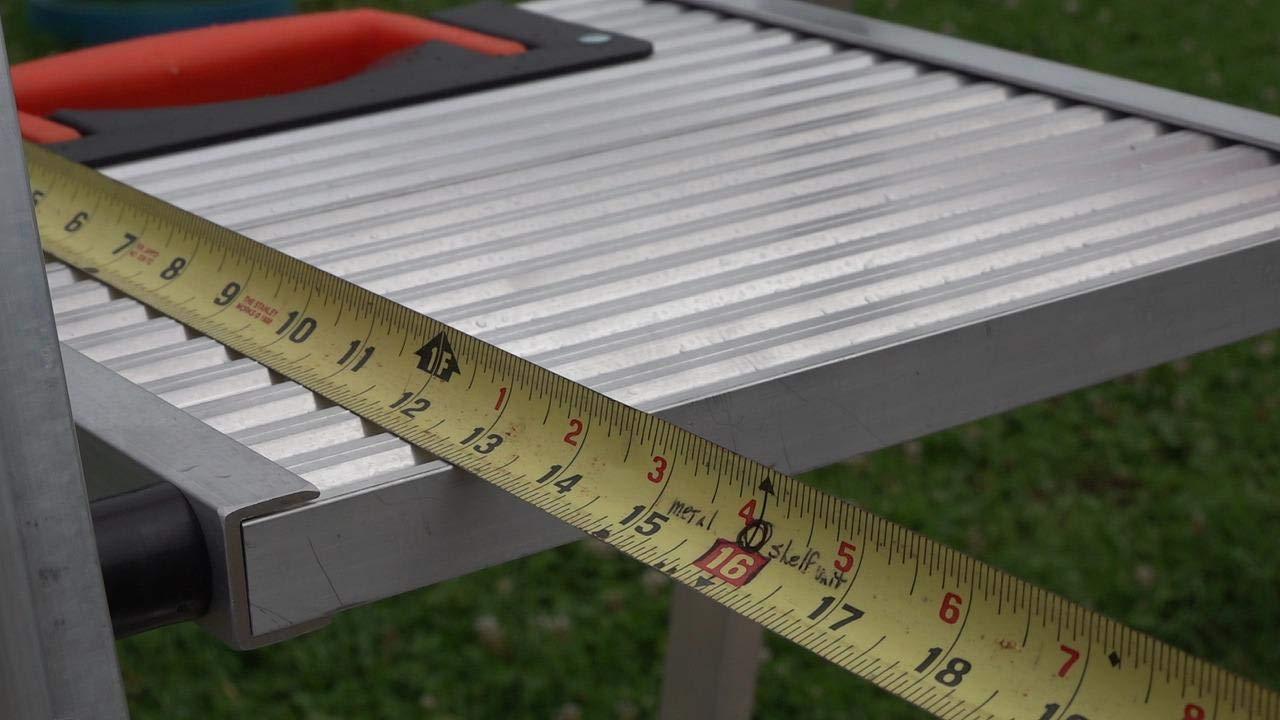 Little Giant Flip-N-Lite 6-ft Aluminum Stepladder, 15270-001 | Ultra Lightweight Ladder, Easy Release Handle, Wide Anti-Slip Steps, Home or Jobsite Use, Type IA 300 lbs. Weight Rated customer photo 2
