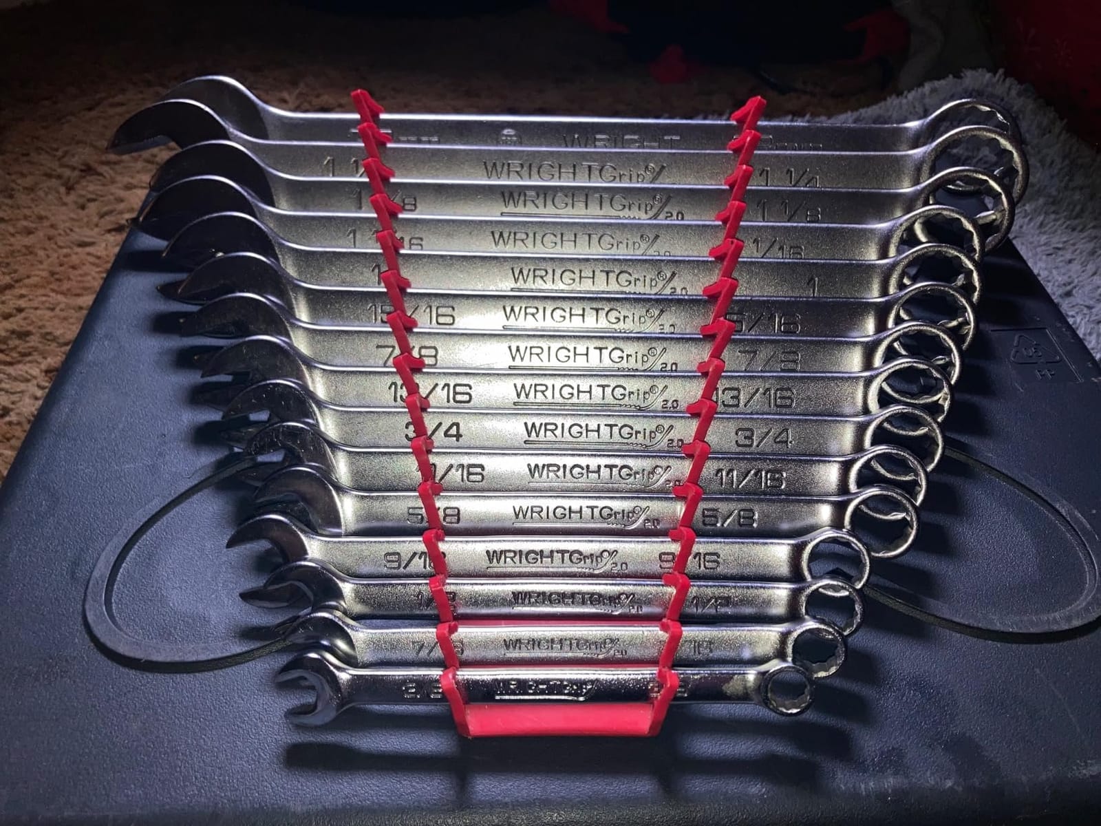 Wright Tool 752 Metric 12-Point Combination Wrench Set, 15-Piece | Sizes 7 mm-22 mm, WrightGrip 2.0, Satin Finish with Roll Pouch Made in USA customer photo 2