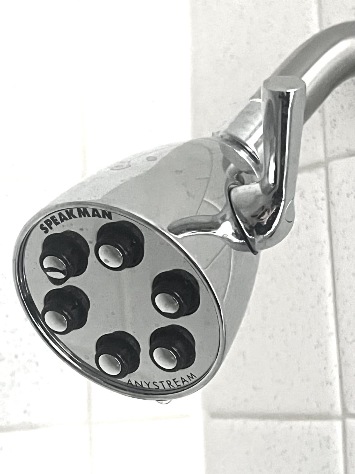 Speakman S-2252 Signature Icon Anystream Adjustable High Pressure Shower Head - 2.5 GPM Solid Brass Replacement Bathroom Showerhead, Polished Chrome Finish customer photo 2