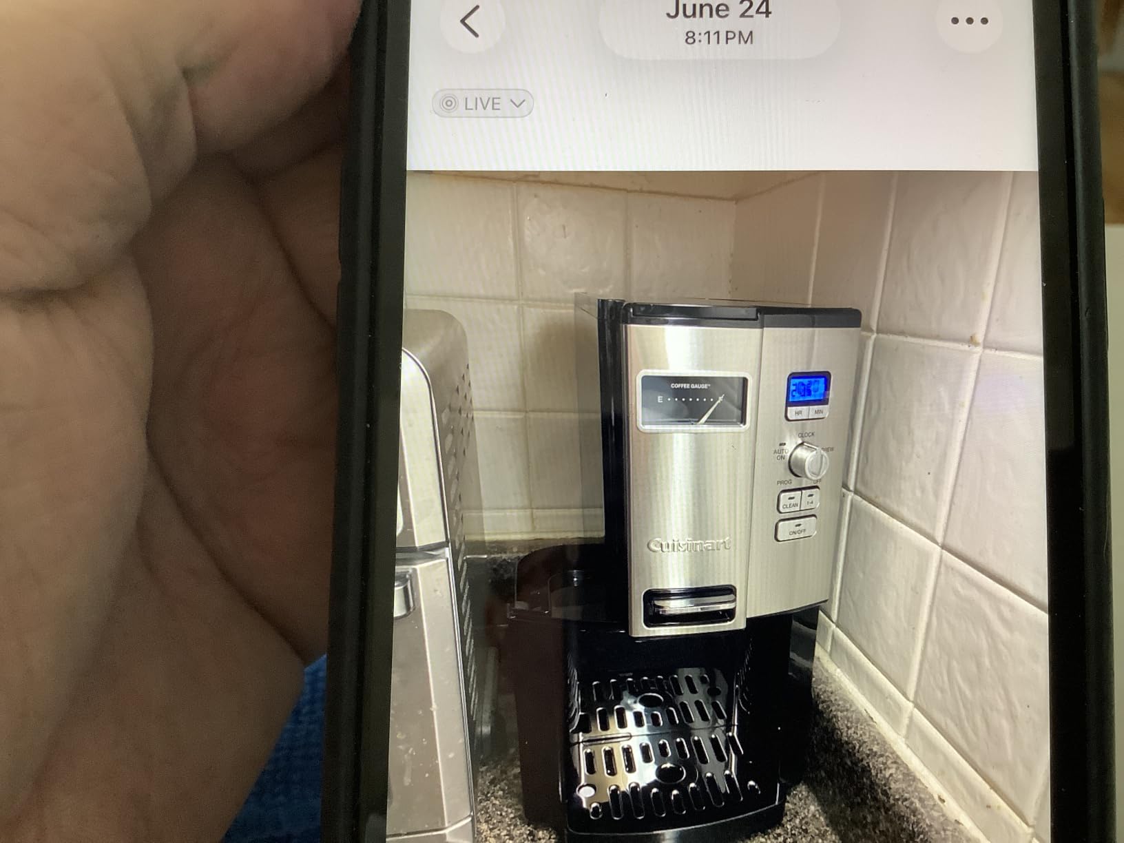 Cuisinart Drip Coffee Maker, Programmable & Self-Cleaning, 12-cup Capacity, Auto Shut-Off, Self-Clean Function, & Removable Reservoir, DCC-3000P1 customer photo 1