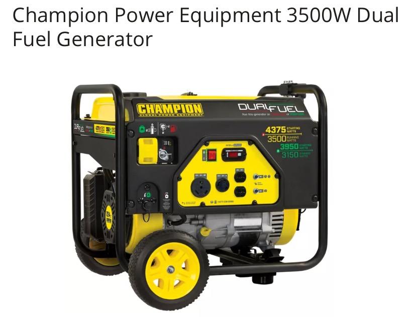 Champion Power Equipment Weather-Resistant Storage Cover for 2800-4750-Watt Portable Generators customer photo 1