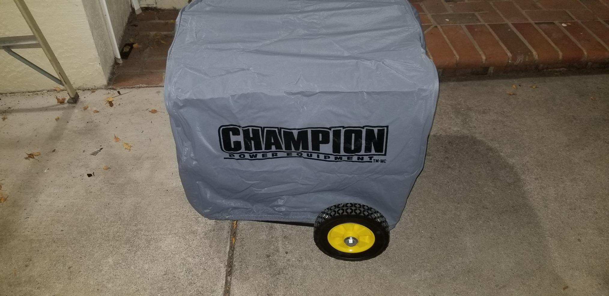 Champion Power Equipment Weather-Resistant Storage Cover for 2800-4750-Watt Portable Generators customer photo 2