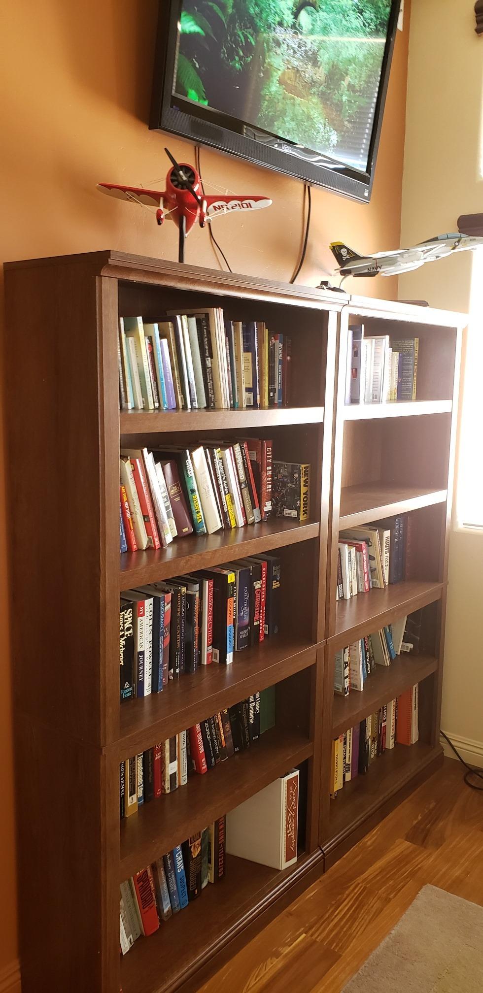 Sauder Miscellaneous Storage 5-Shelf Bookcase/ Book shelf, Select Cherry finish customer photo 2