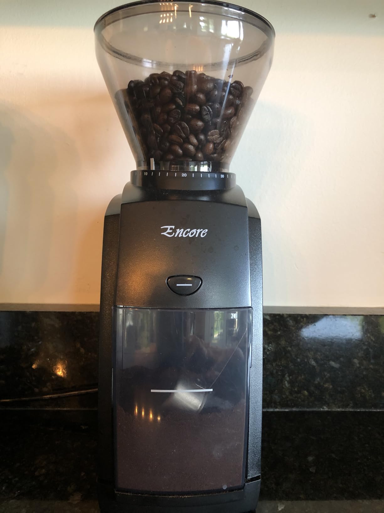 Baratza Encore Coffee Grinder ZCG485BLK, Black | Beginner-friendly grinder with powerful motor and 40mm conical steel burrs for consistent, brew-ready performance customer photo 1