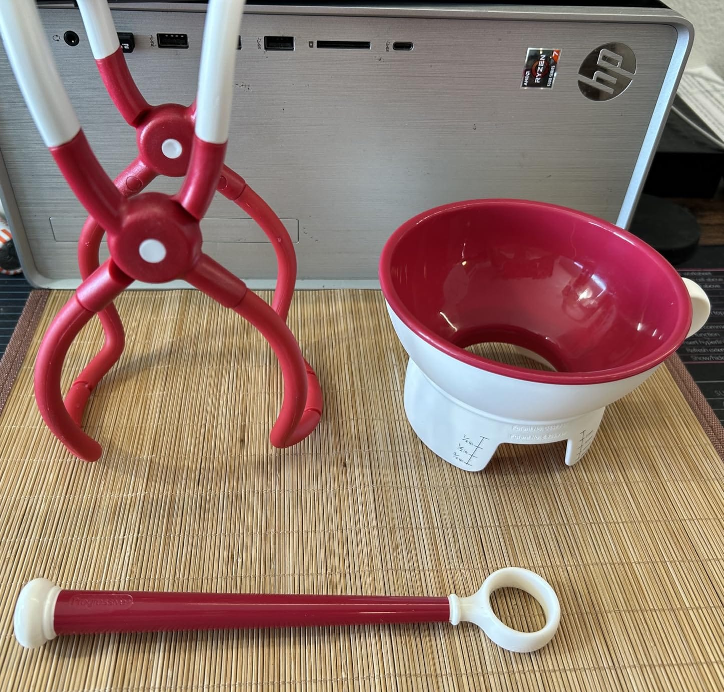 PrepWorks Canning Essentials Set, For Canning, Jars, and Lid Handling | Includes a Spring-Loaded Jar Lifter, Lid Lifter, and Canning Funnel customer photo 1