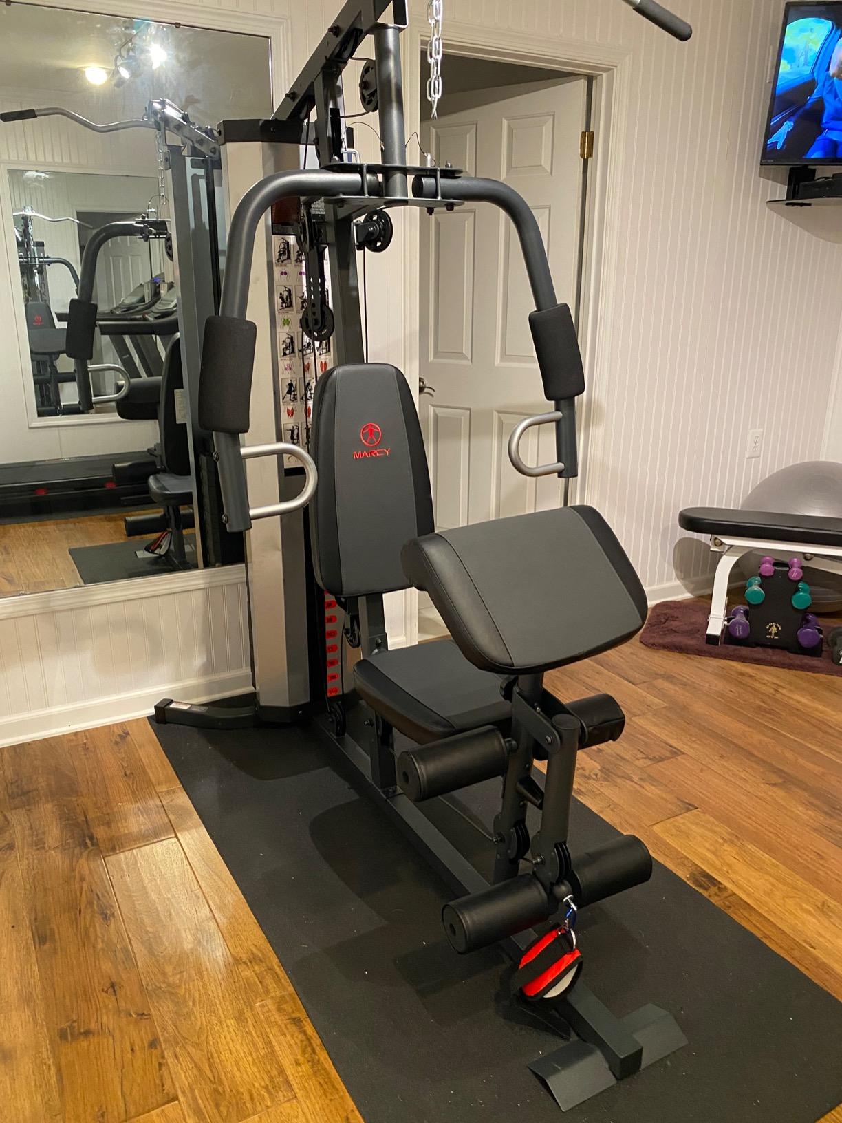Marcy Multifunctional Workout Station 100lbs to 200lbs Stack Home Gym for Weightlifting and Bodybuilding customer photo 1