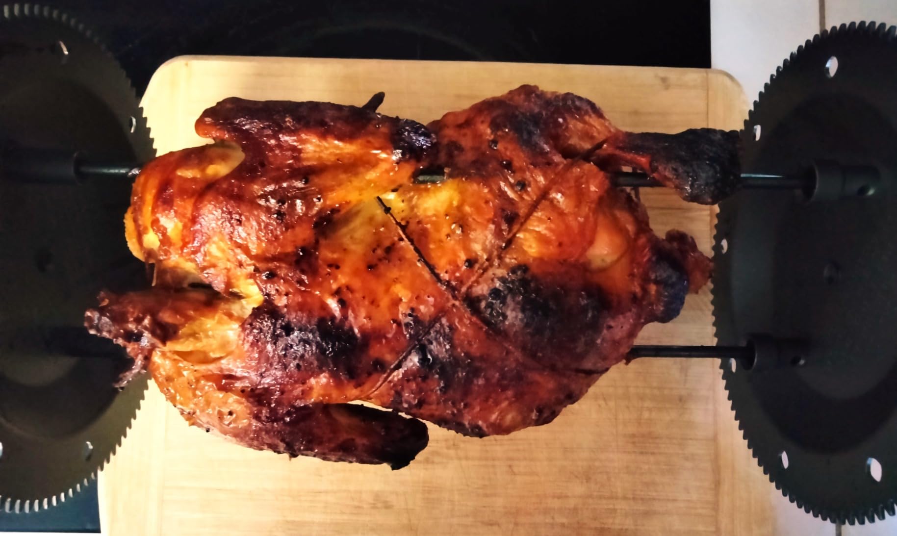 Ronco Showtime Large Capacity Rotisserie & BBQ Oven Modern Edition, Simple Switch Controls, Silicone Door Tie, Perfect Preset Rotation Speed, Self-Basting, Auto Shutoff, Stainless Steel customer photo 1