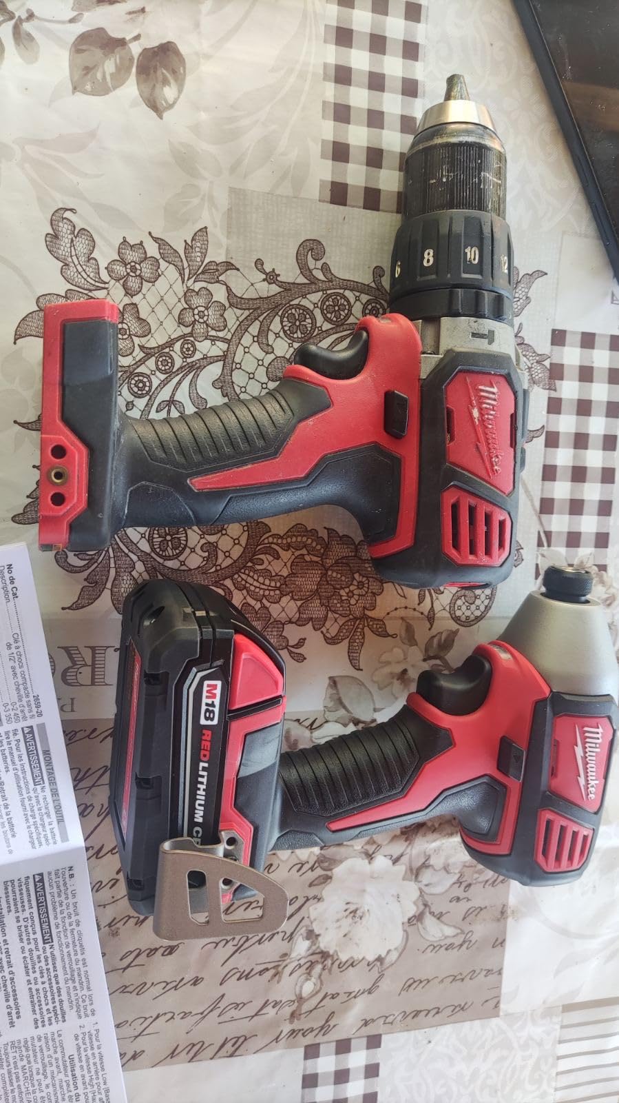 Milwaukee 2697-22CT M18 18-Volt Lithium-Ion Cordless Hammer Drill/Impact Driver Combo Kit customer photo 1